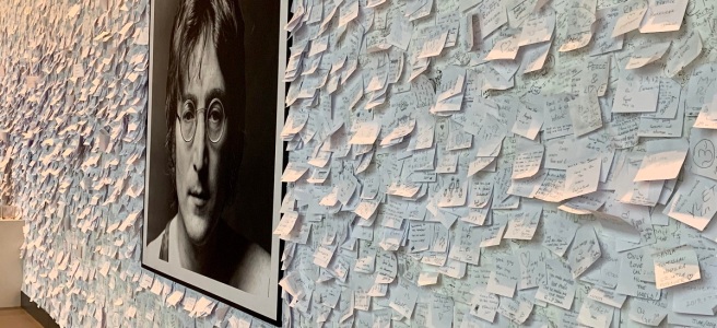 John Lennon Liverpool Museum photo by Margie Miklas